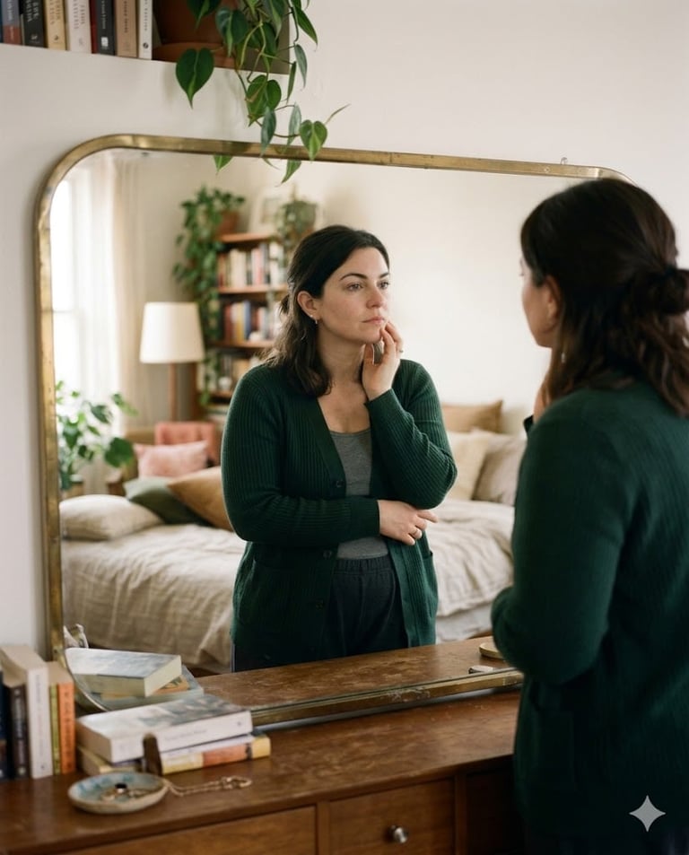 Donna che valuta il percorso giusto per sé — il Metodo SENZADIETA è indicato per chi si riconosce in questi profili