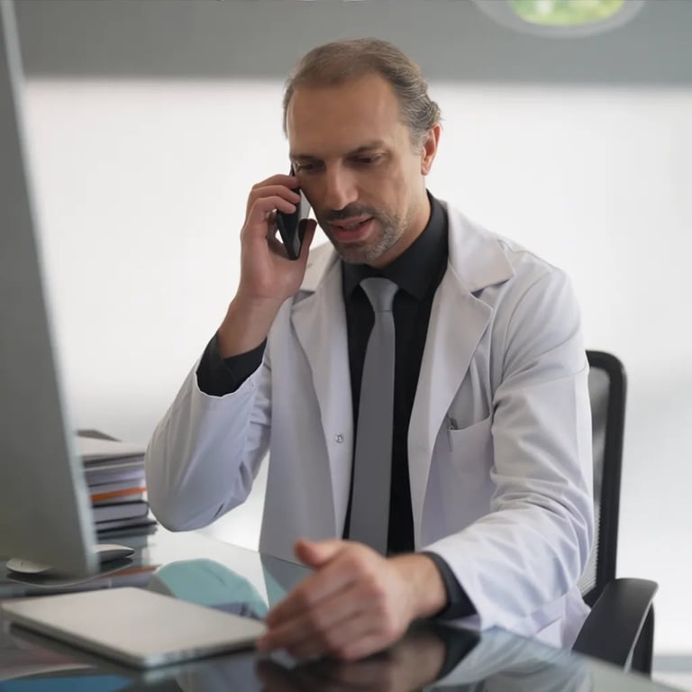 Il Dott. Massimo Mirabile durante una consulenza — ideatore del Metodo SENZADIETA dal 2009